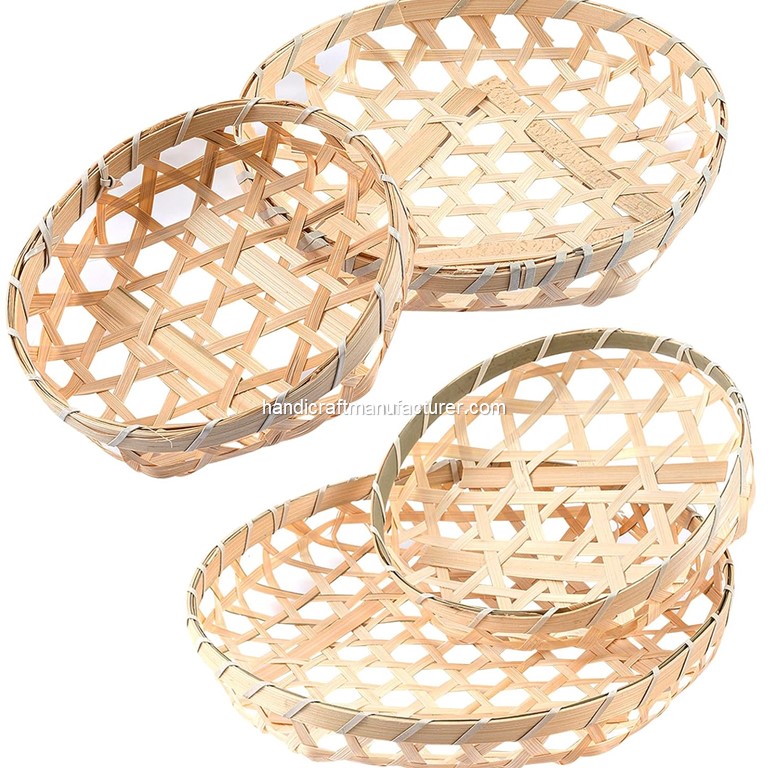 Our Bamboo Basket Trays are made from sustainable materials