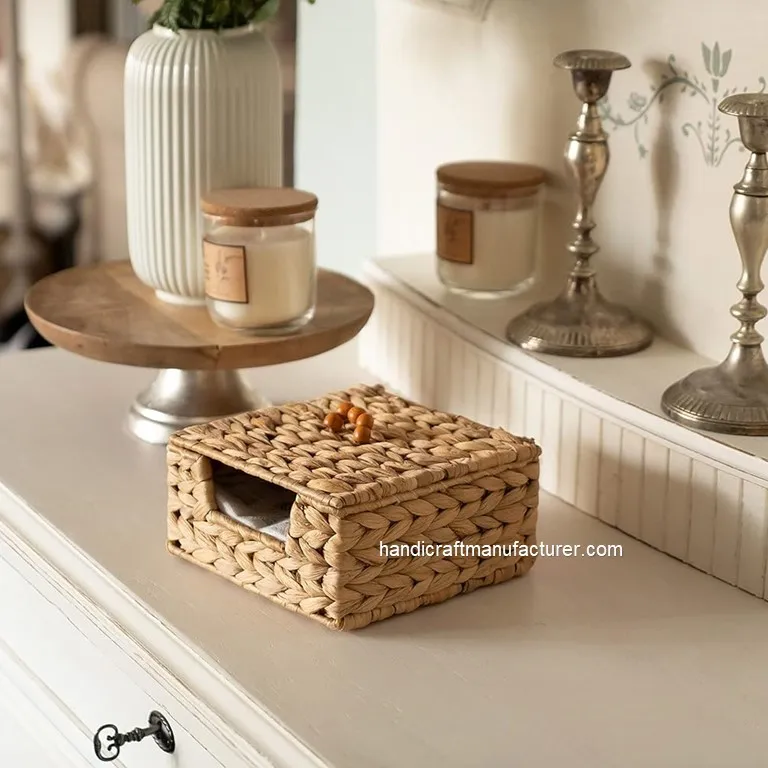 High Quality Water Hyacinth Napkin Holder